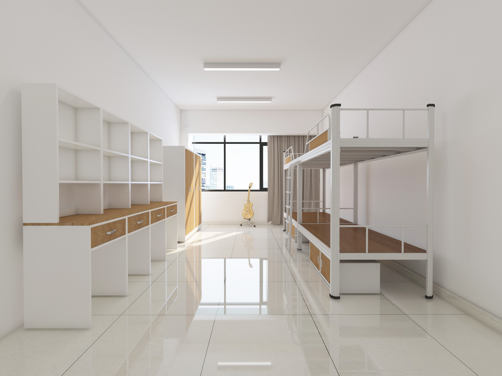 是什么讓雙層鐵床成為宿舍家具？